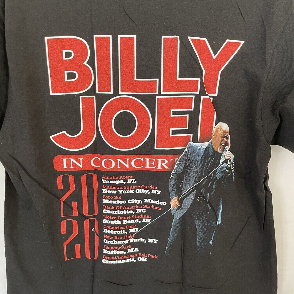 BILLY JOEL in Concert 2020 T-Shirt Medium PIANO MAN Womens - Picture 4 of 5